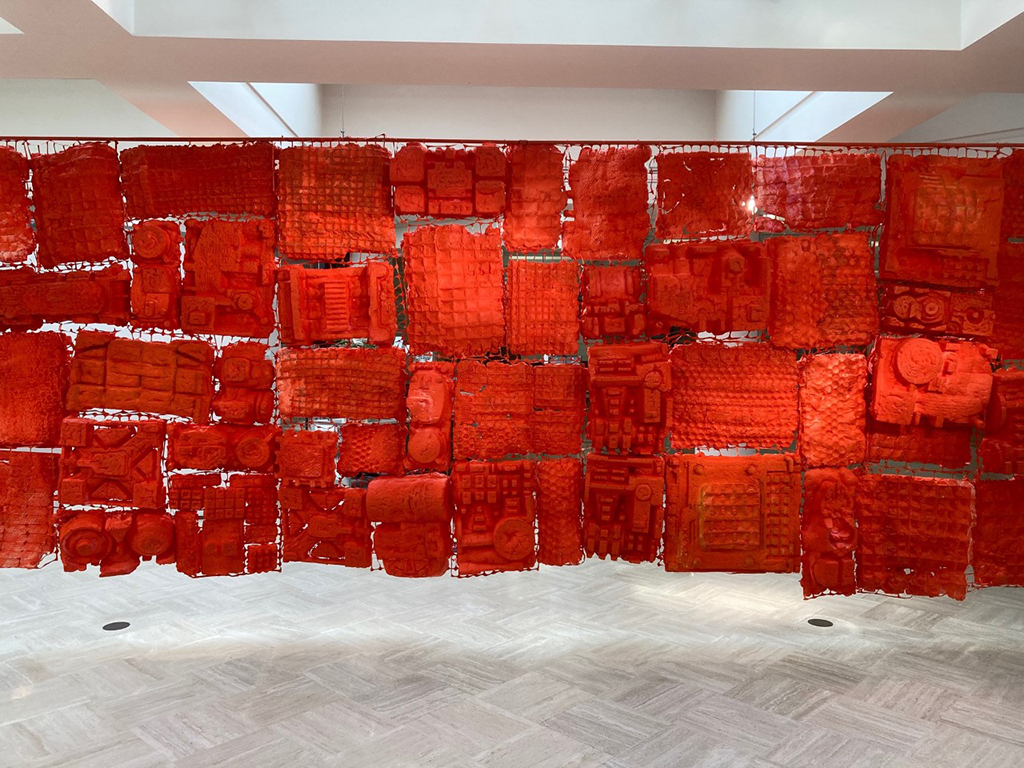 Looking at the back side of the wall